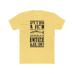 Unisex Cotton Crew Tee Give A man a fish