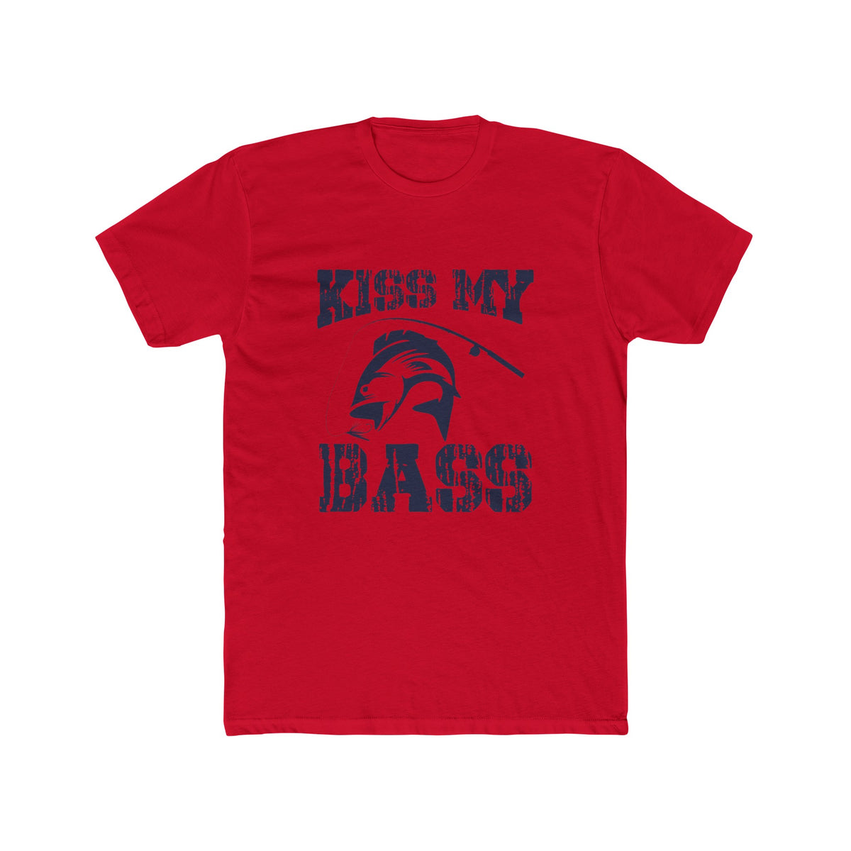 Unisex Cotton Crew Tee Kiss My Bass