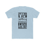 Unisex Cotton Crew Tee Give A man a fish