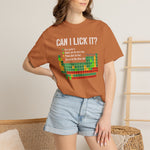 Can I Lick It Shirt, Periodic Table Tee, Funny Chemistry Tshirt