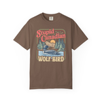 Stupid Canadian Wolf Bird Shirt, Heated Rivalry Inspired Tshirt, Funny Loon Graphic Tee