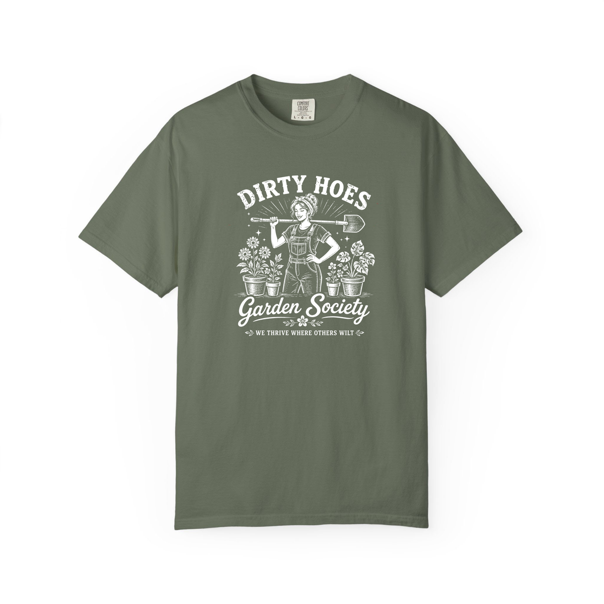 Dirty Hoes Garden Society shirt, Funny Gardening Tshirt, Plant Lover tee, Gardener Humor Gift