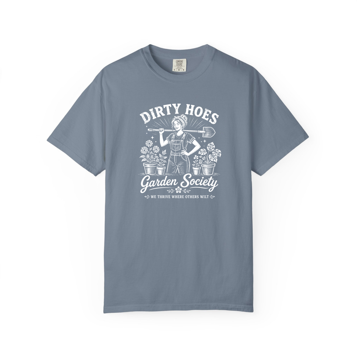 Dirty Hoes Garden Society shirt, Funny Gardening Tshirt, Plant Lover tee, Gardener Humor Gift