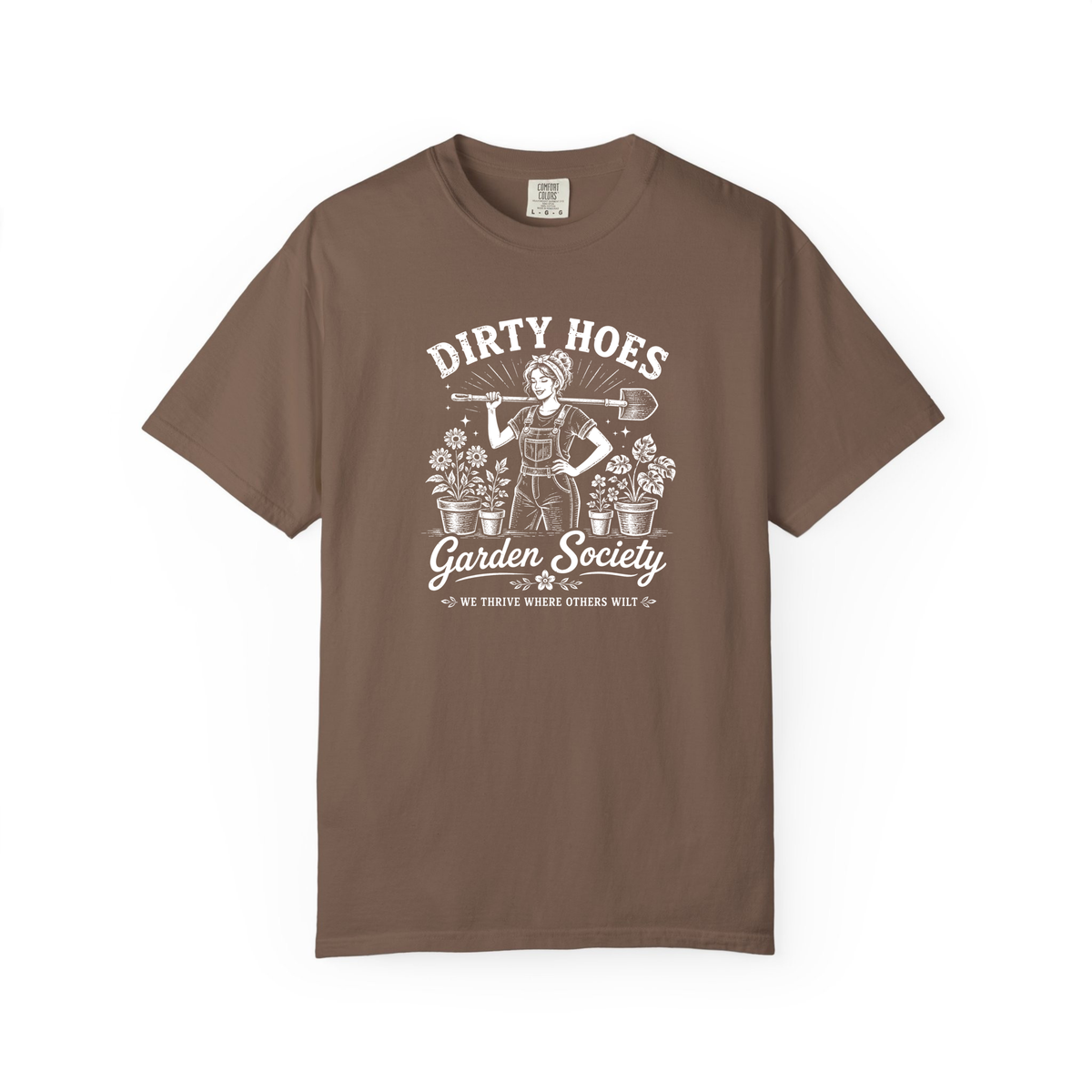 Dirty Hoes Garden Society shirt, Funny Gardening Tshirt, Plant Lover tee, Gardener Humor Gift