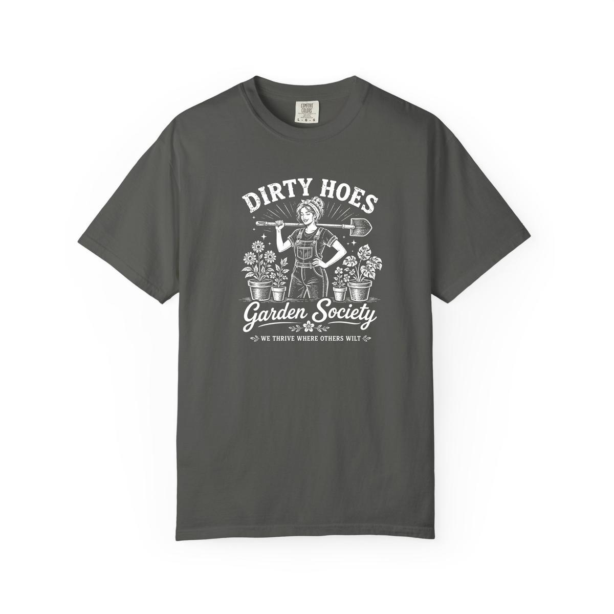 Dirty Hoes Garden Society shirt, Funny Gardening Tshirt, Plant Lover tee, Gardener Humor Gift