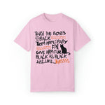 Unisex COMFORT COLORS twist the bone witch spell shirt, black cat lover shirt