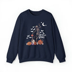Unisex Sweatshirt Staying Spooky Vintage Skeleton Cute Pumpkin