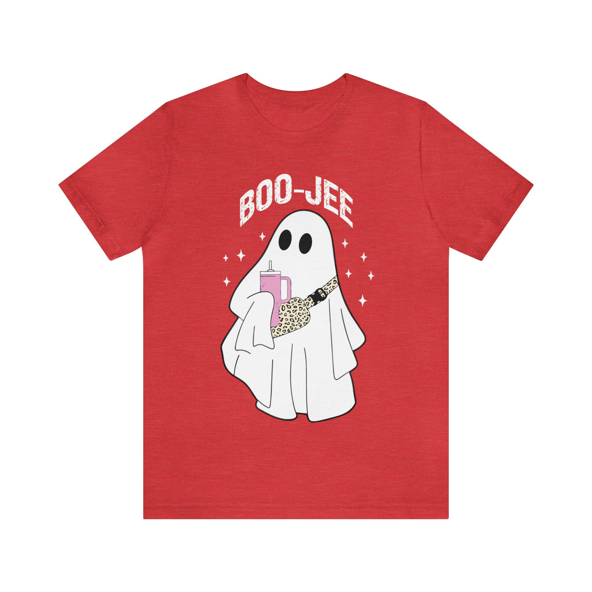 Unisex BELLA CANVA T-Shirt Boo-Jee Shirt Boojee Ghost Halloween Cute Spooky