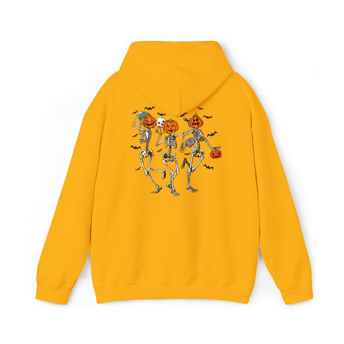 Unisex Hoodie Dancing Skeleton Halloween hoodie, spooky season pumpkin autumnal crewneck