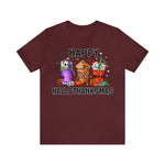 Unisex BELLA CANVA T-Shirt HalloThanksMas Drinks Trendy