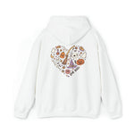 Unisex HOODIE Halloween Heart Doodles Cute Halloween Theme Shirt