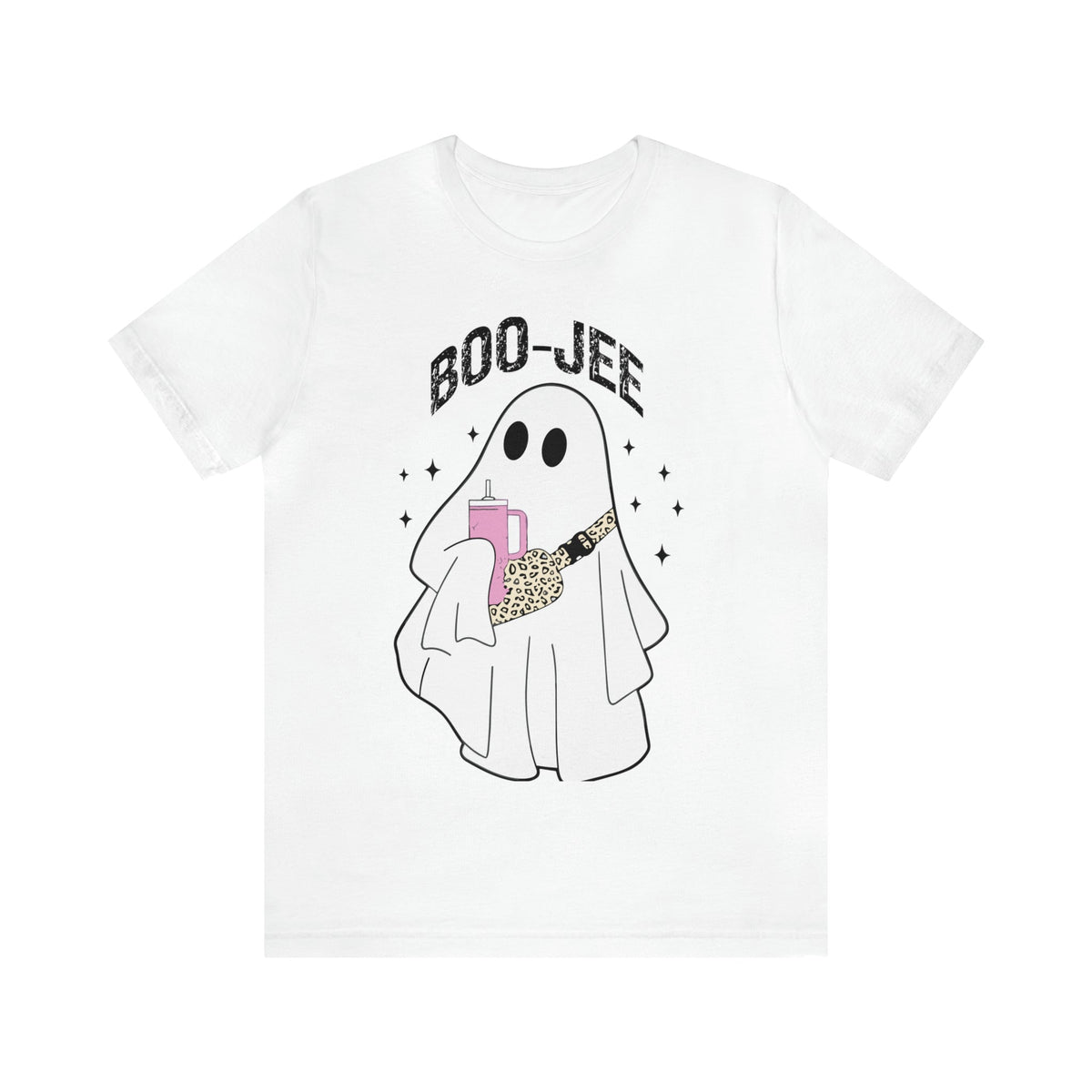 Unisex BELLA CANVA T-Shirt Boo-Jee Shirt Boojee Ghost Halloween Cute Spooky