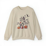 Unisex Sweatshirt Staying Spooky Vintage Skeleton Cute Pumpkin