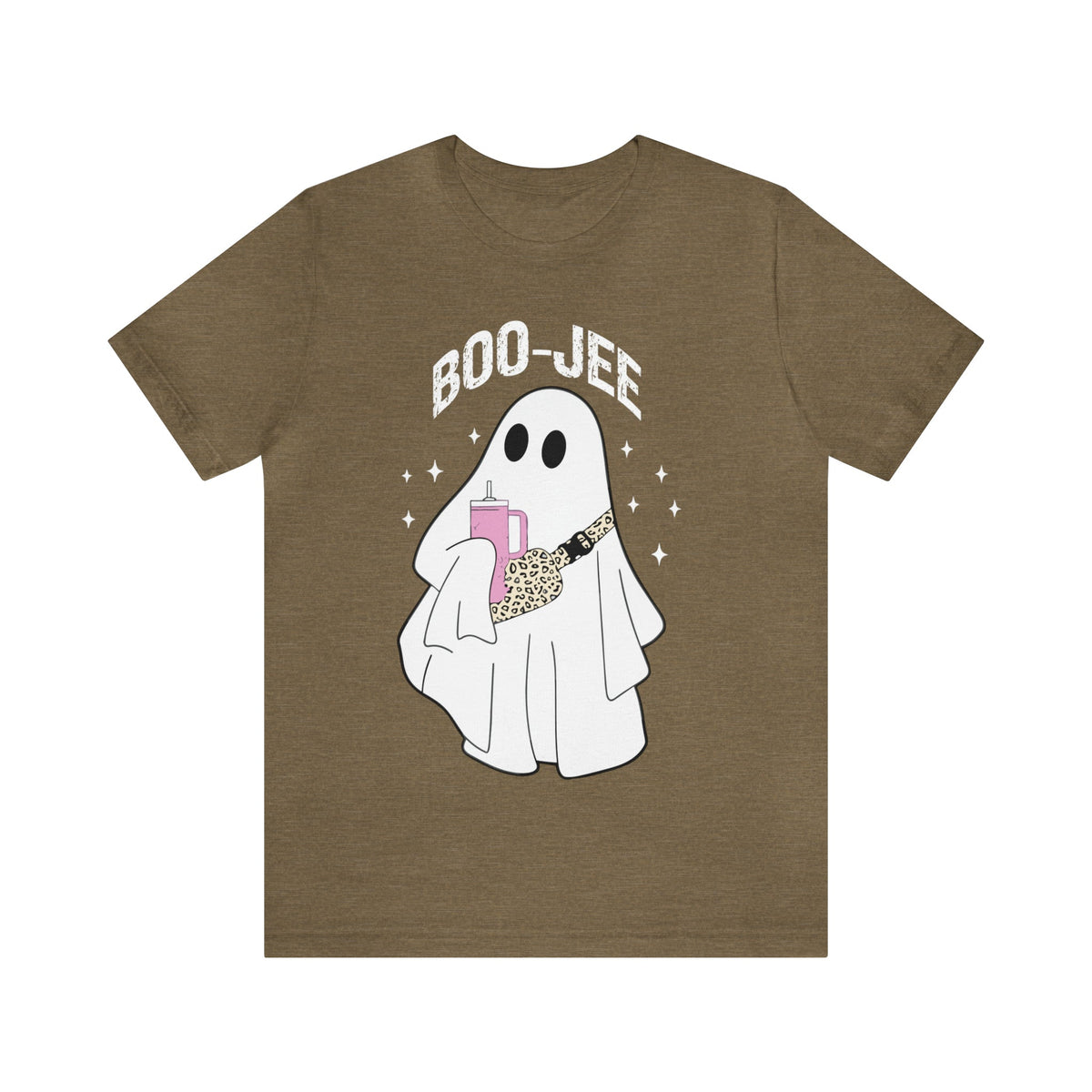 Unisex BELLA CANVA T-Shirt Boo-Jee Shirt Boojee Ghost Halloween Cute Spooky