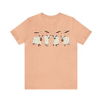 Unisex BELLA CANVA T-Shirt Cute Cow Ghost, bull Ghost , This Is Some Bull Sheet, Funny cow lovers