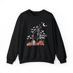 Unisex Sweatshirt Staying Spooky Vintage Skeleton Cute Pumpkin