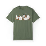 Unisex COMFORT COLORS T-Shirt Halloween Cute Cat Ghosts