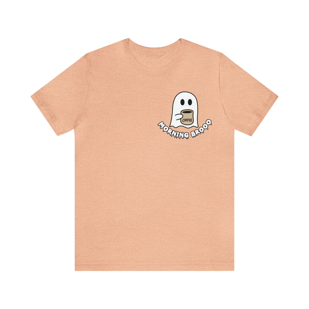 Unisex BELLA CANVA spooky Cute ghost coffee shirts, Halloween Ghost Coffee Lovers Shirt