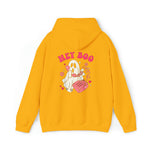 Unisex HOODIE Hey Boo Cute Ghost Face