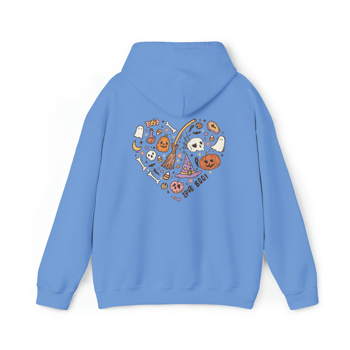Unisex HOODIE Halloween Heart Doodles Cute Halloween Theme Shirt