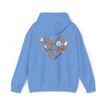 Unisex HOODIE Halloween Heart Doodles Cute Halloween Theme Shirt