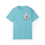 Unisex COMFORT COLORS spooky Cute ghost coffee shirts, Halloween Ghost Coffee Lovers