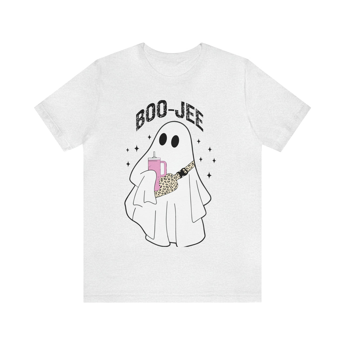 Unisex BELLA CANVA T-Shirt Boo-Jee Shirt Boojee Ghost Halloween Cute Spooky