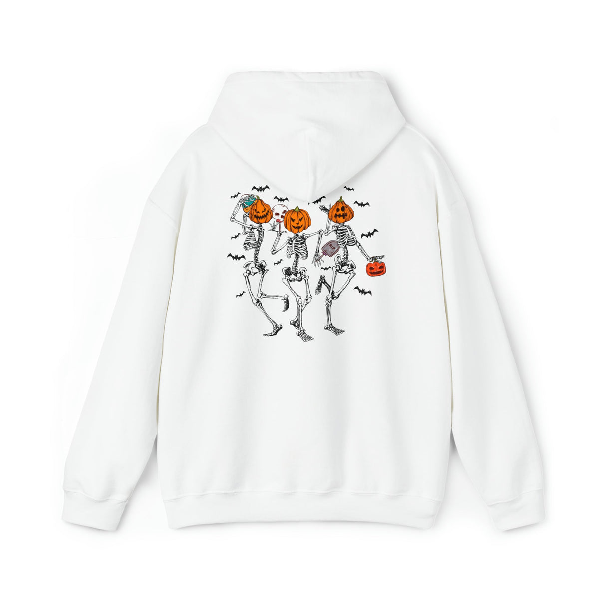 Unisex Hoodie Dancing Skeleton Halloween hoodie, spooky season pumpkin autumnal crewneck