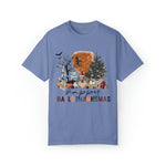 Unisex COMFORT COLORS T-Shirt Happy HalloThanksMas Funny Fall