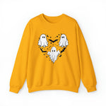 Unisex Sweatshirt Halloween mystical ghost Doodle Heart Cute Spooky Ghost