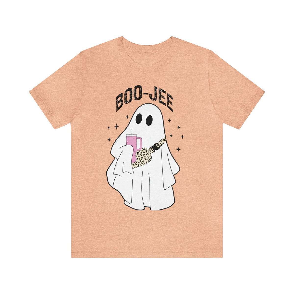 Unisex BELLA CANVA T-Shirt Boo-Jee Shirt Boojee Ghost Halloween Cute Spooky