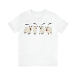 Unisex BELLA CANVA T-Shirt Cute Cow Ghost, bull Ghost , This Is Some Bull Sheet, Funny cow lovers