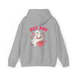 Unisex HOODIE Hey Boo Cute Ghost Face