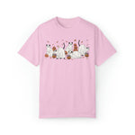 Unisex COMFORT COLORS T-Shirt Halloween Cute Cat Ghosts