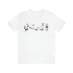 Unisex BELLA CANVA ghostly halloween Black cat shirt , spooky ghost black cat shirt, halloween binx