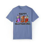 Unisex COMFORT COLORS T-Shirt HalloThanksMas Drinks Tre Thanksg Drinks