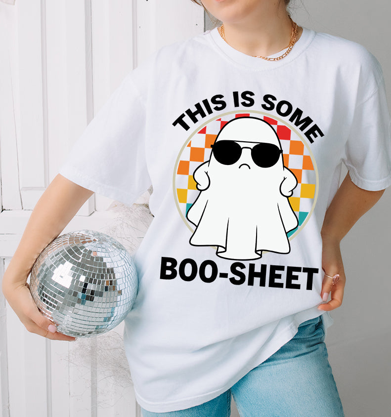 Unisex BELLA CANVA T-Shirt This Some Boo Sheet Retro