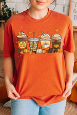 Comfort Colors T-Shirt Pumpkin Spice Falls Drinks Pumpkin Latte Coffee