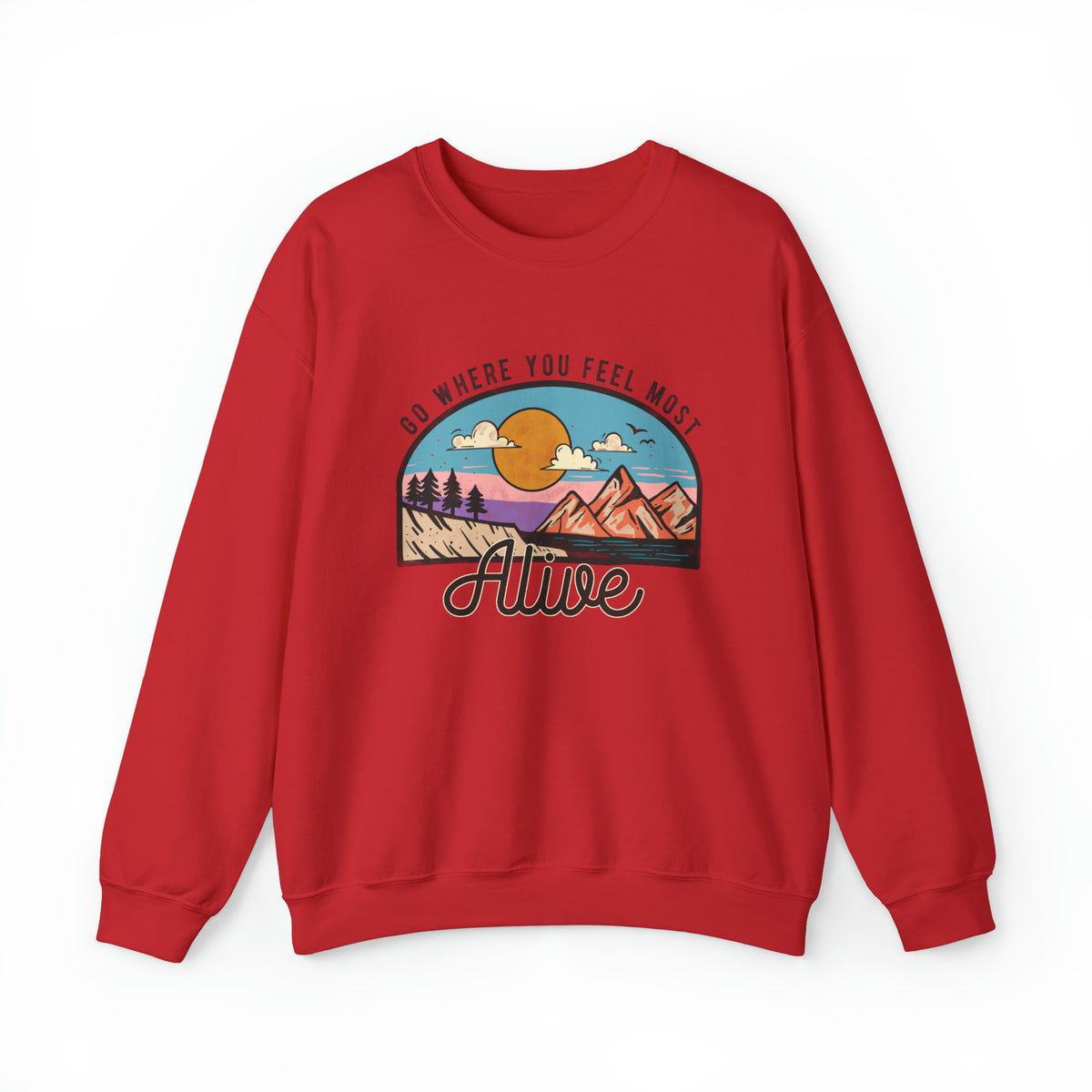 Unisex Heavy Blend™ Crewneck Sweatshirt Feeling Alive