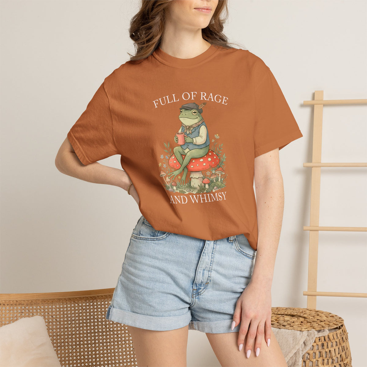Full of Rage and Whimsy Shirt, Funny Frog tshirt, Frog Lover Gift, Whimsical Tee