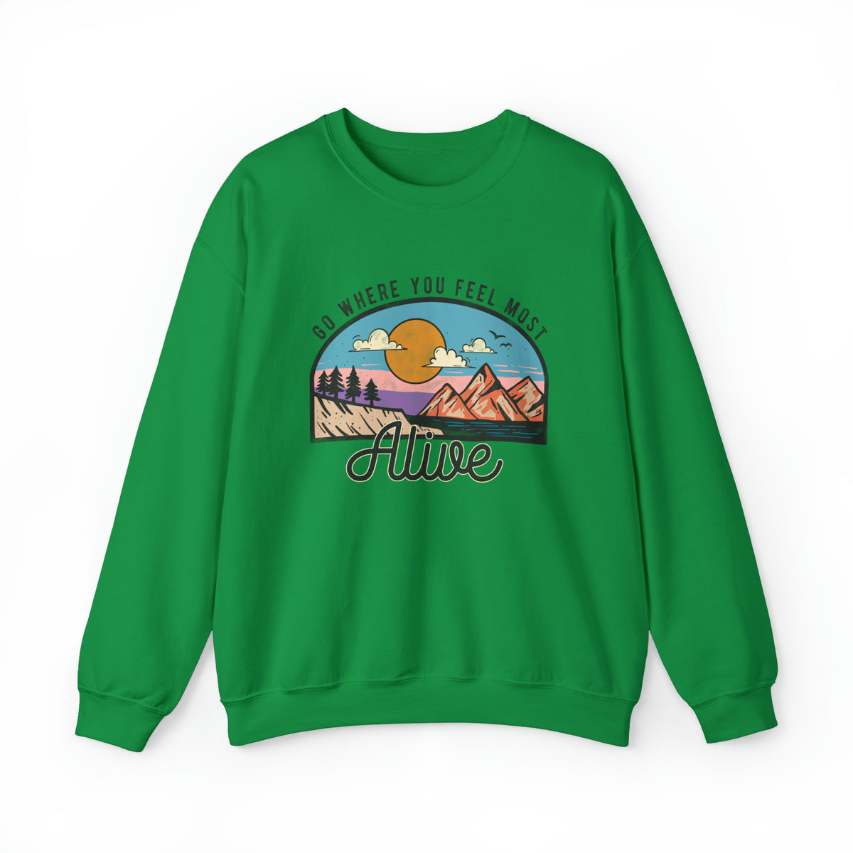Unisex Heavy Blend™ Crewneck Sweatshirt Feeling Alive