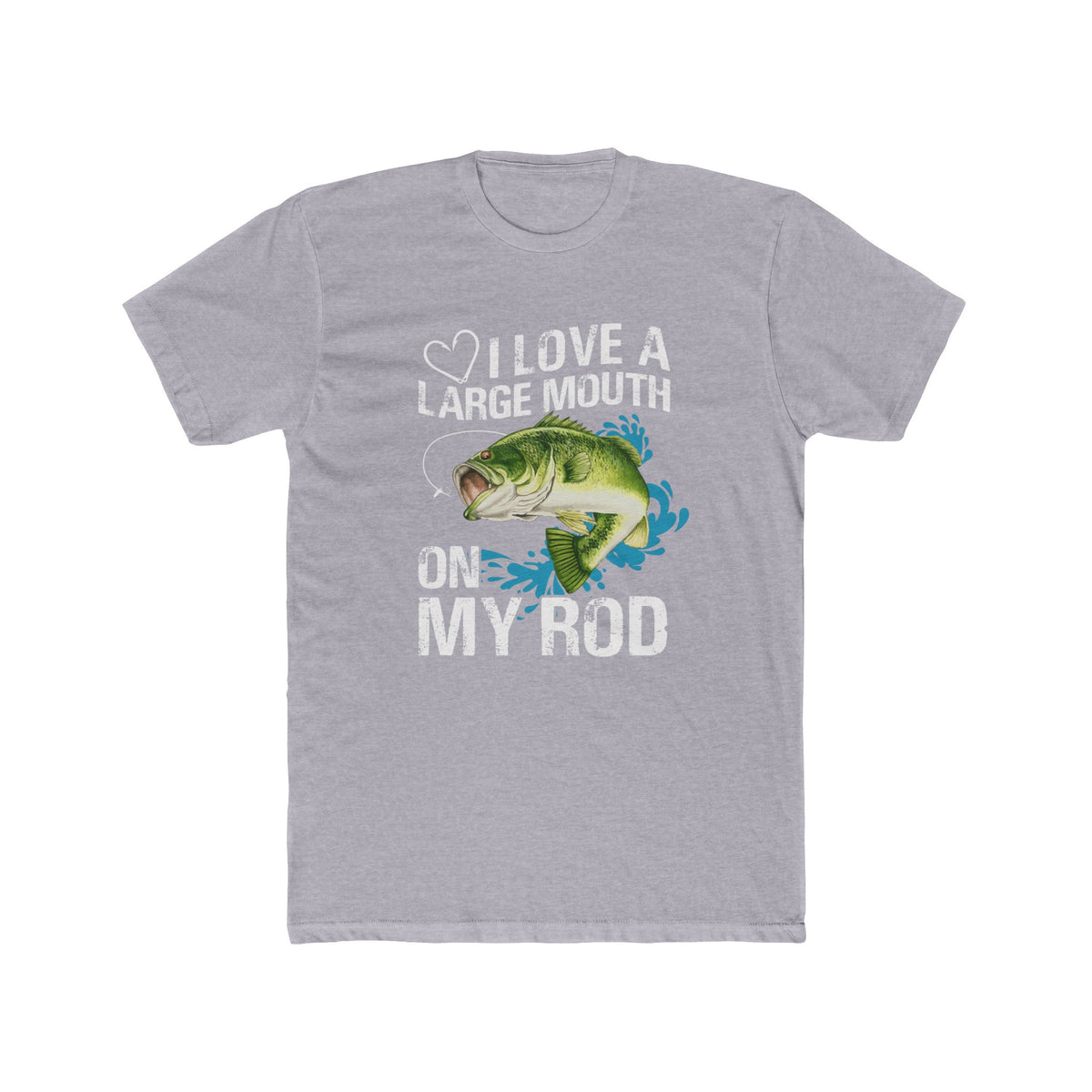 Unisex Cotton Crew Tee I love a large mouth