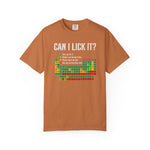 Can I Lick It Shirt, Periodic Table Tee, Funny Chemistry Tshirt