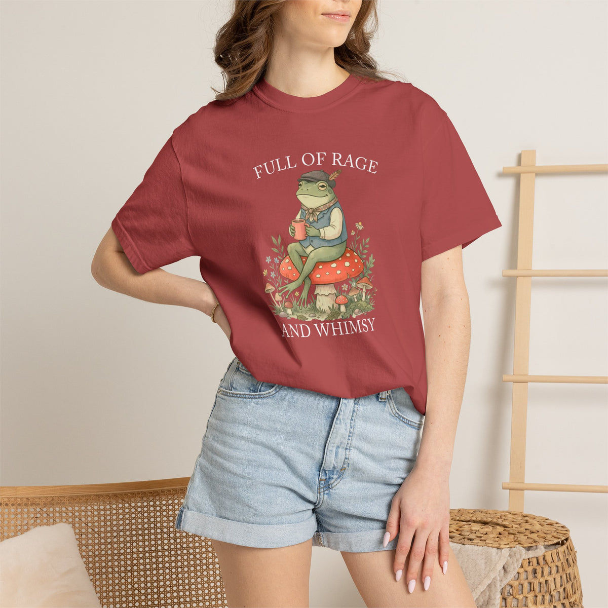 Full of Rage and Whimsy Shirt, Funny Frog tshirt, Frog Lover Gift, Whimsical Tee