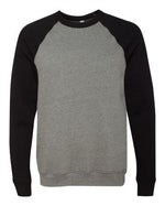 BELLA + CANVAS - Sponge Fleece Raglan Crewneck Sweatshirt