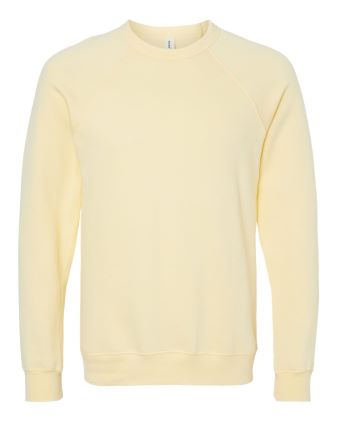 BELLA + CANVAS - Sponge Fleece Raglan Crewneck Sweatshirt