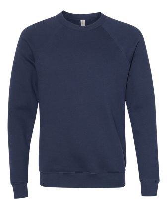 BELLA + CANVAS - Sponge Fleece Raglan Crewneck Sweatshirt