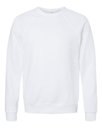 BELLA + CANVAS - Sponge Fleece Raglan Crewneck Sweatshirt