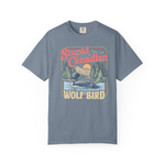 Stupid Canadian Wolf Bird Shirt, Heated Rivalry Inspired Tshirt, Funny Loon Graphic Tee