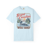 Stupid Canadian Wolf Bird Shirt, Heated Rivalry Inspired Tshirt, Funny Loon Graphic Tee